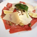 Beef carpaccio