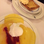 Pineapple carpaccio & apple tart